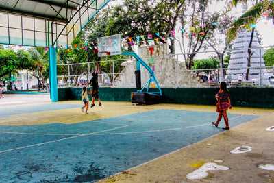 Basketball at the Center of Life in Tulum, Mexico